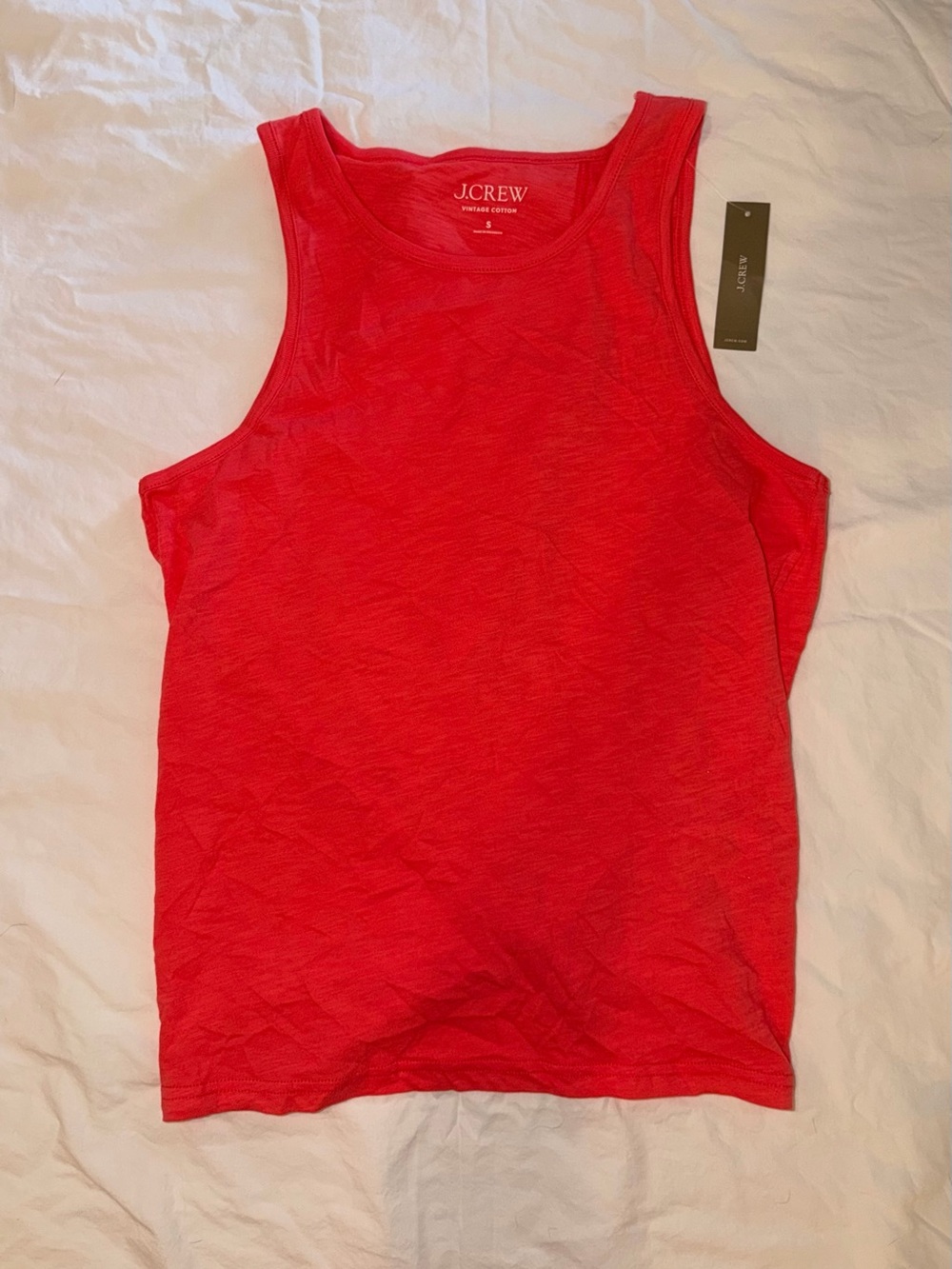 J. Crew Bright Red Men's Muscle Tank